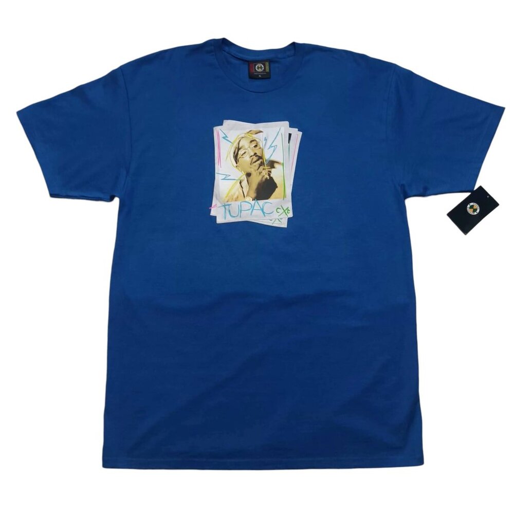 Cross Colours Tupac Shakur T-Shirt Men's Size XL Hip Hop Rap New NWT